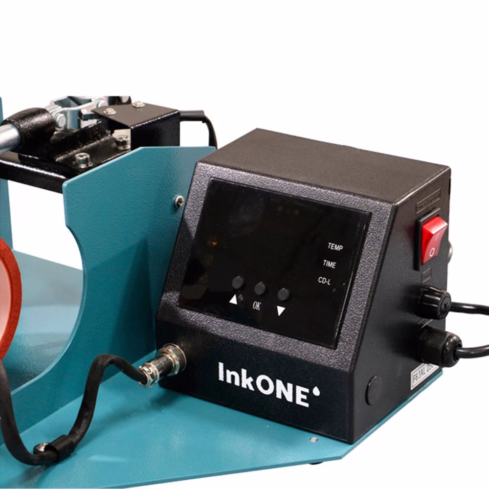 Panel de control digital de la Plancha transfers para sublimación de tazas InkOne IK-VT201