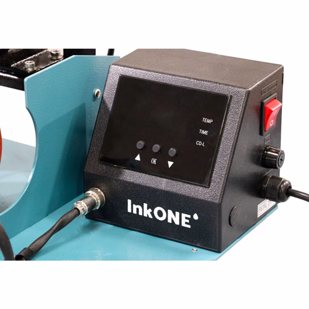 Panel digital de control de la Plancha transfers para sublimación de tazas InkOne IK-VT202