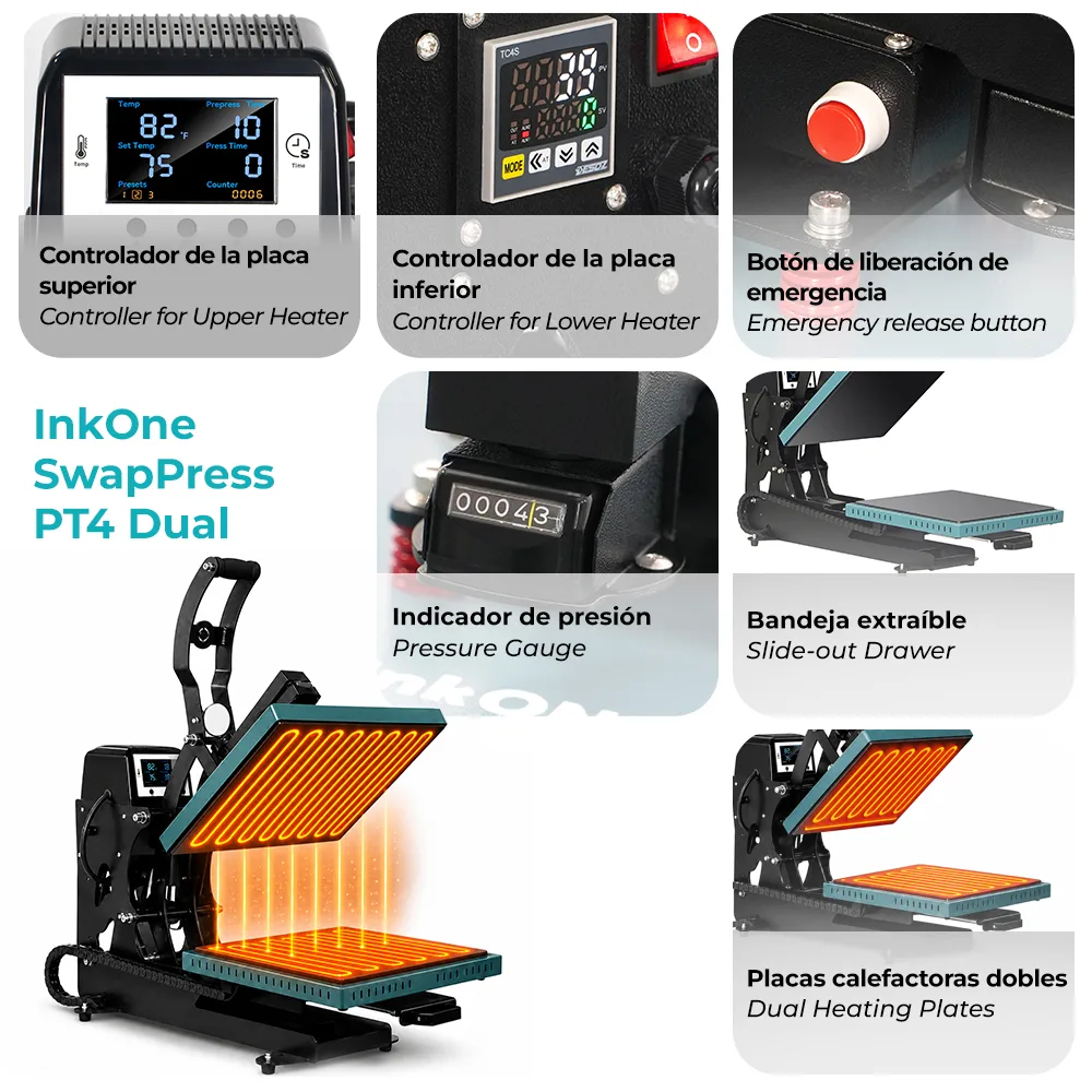 InkOne SwapPress PT4 Dual (38x38 cm)